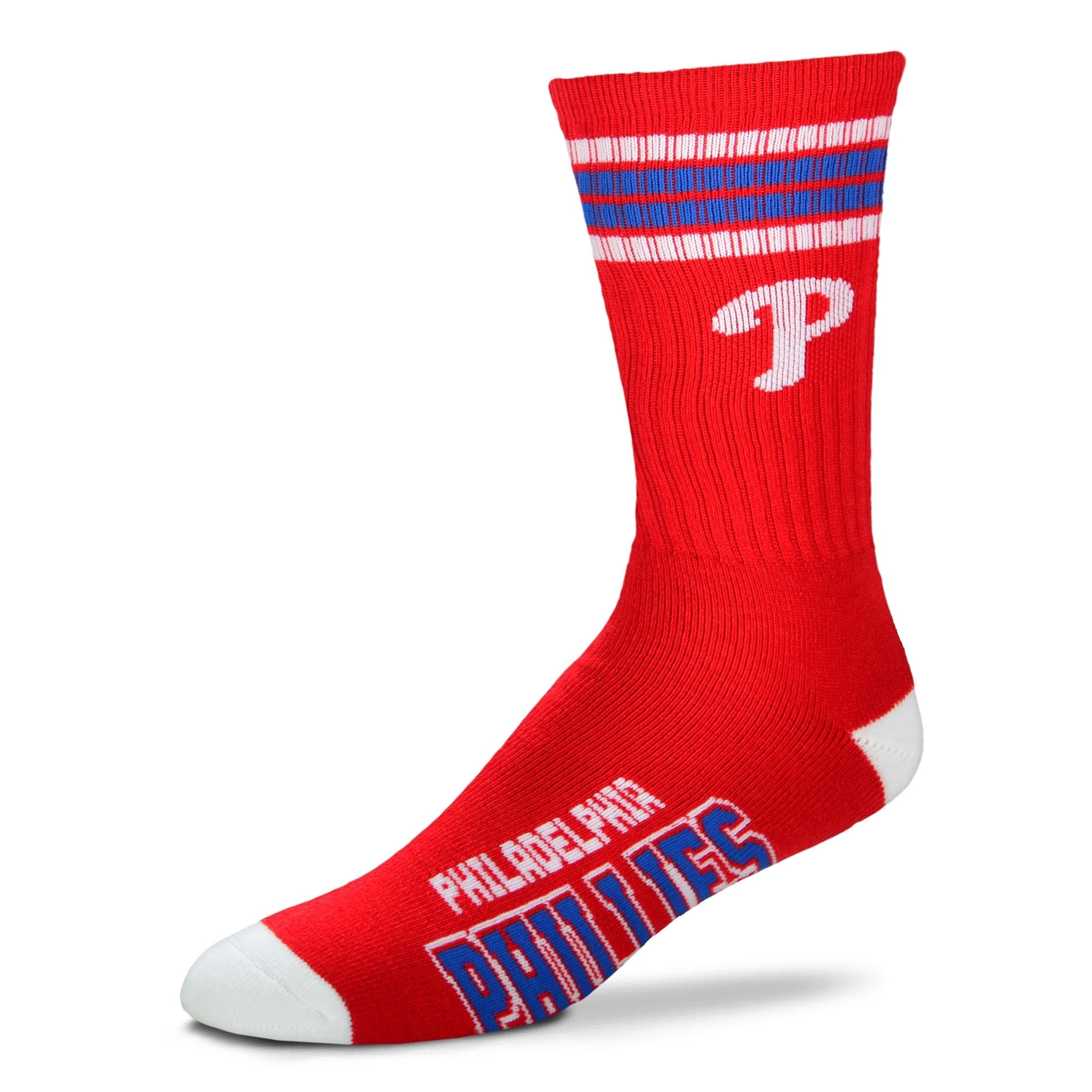 Philadelphia Phillies Men's 4 Stripe Deuce Socks 1