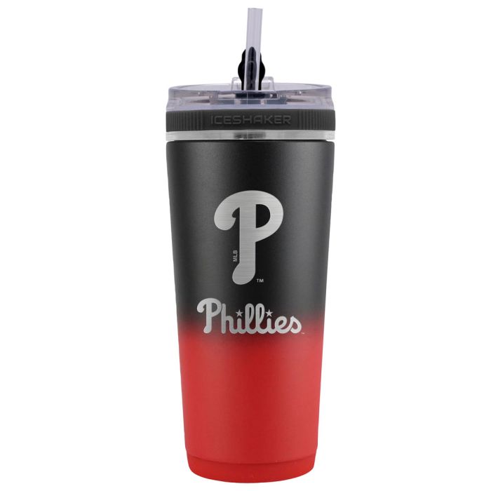 Philadelphia Phillies 26 oz Stainless Steel Ice Shaker Bottle 1