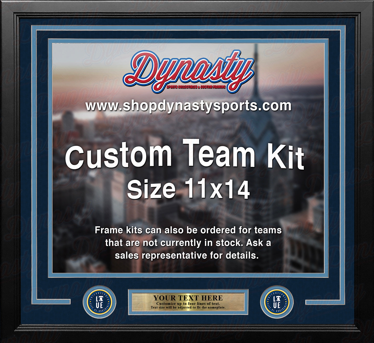 Philadelphia Phillies City Connect Custom MLB Baseball 11x14 Picture Frame Kit (Multiple Colors) 2