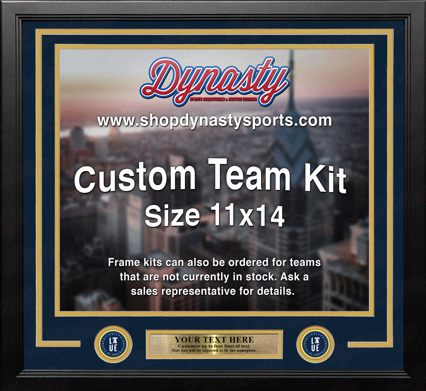Philadelphia Phillies City Connect Custom MLB Baseball 11x14 Picture Frame Kit (Multiple Colors) 1