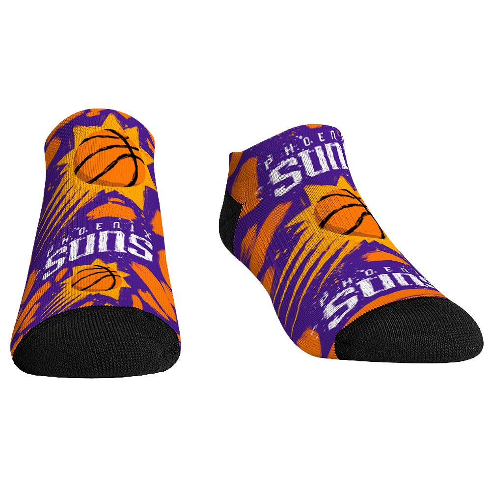 Phoenix Suns - Low Cut  - Logo Paint | Rock 'Em Socks
