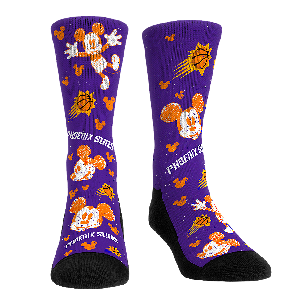 Phoenix Suns - Disney  - Mickey Sketch | Rock 'Em Socks