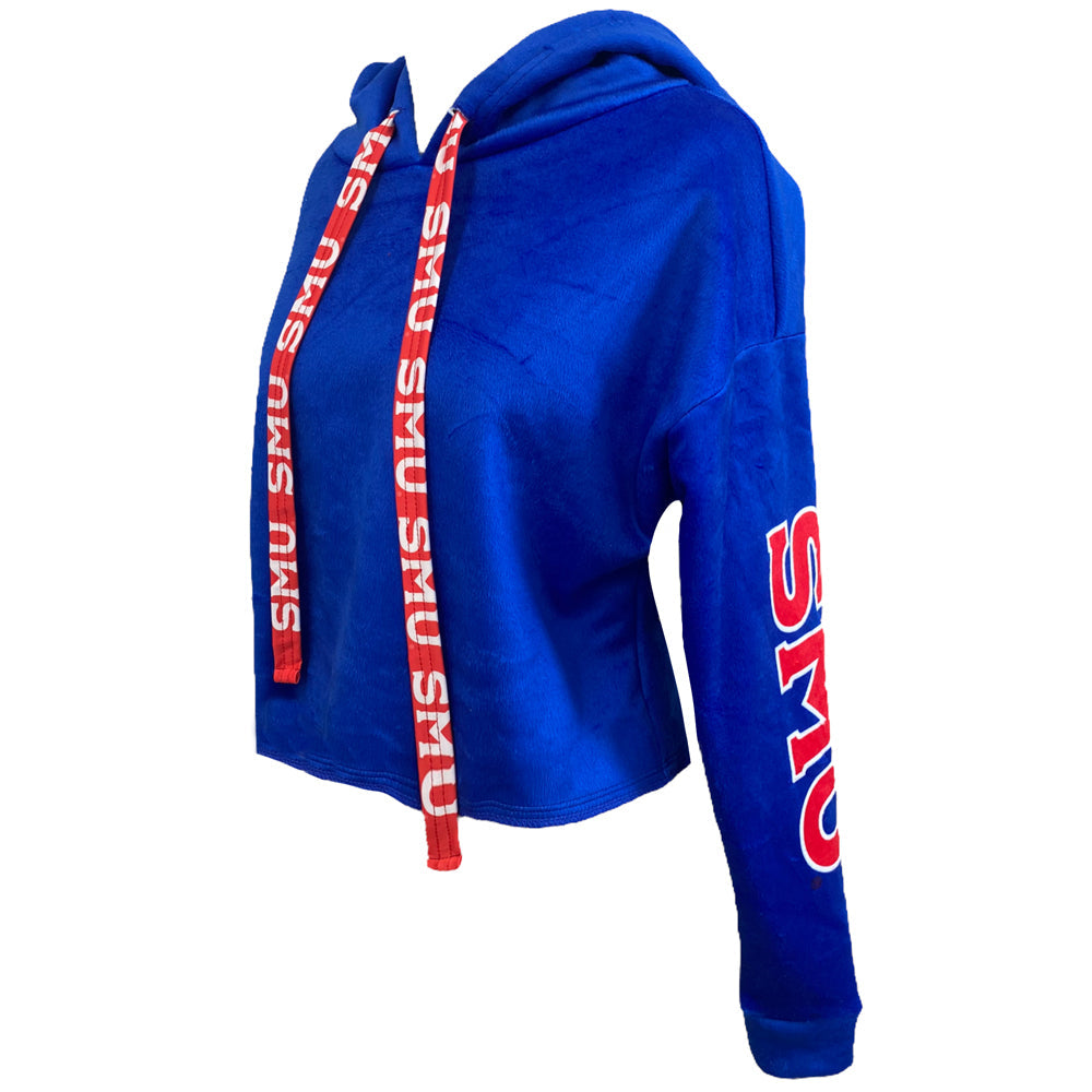 SMU Mustangs Varsity Furry Hoodie 10