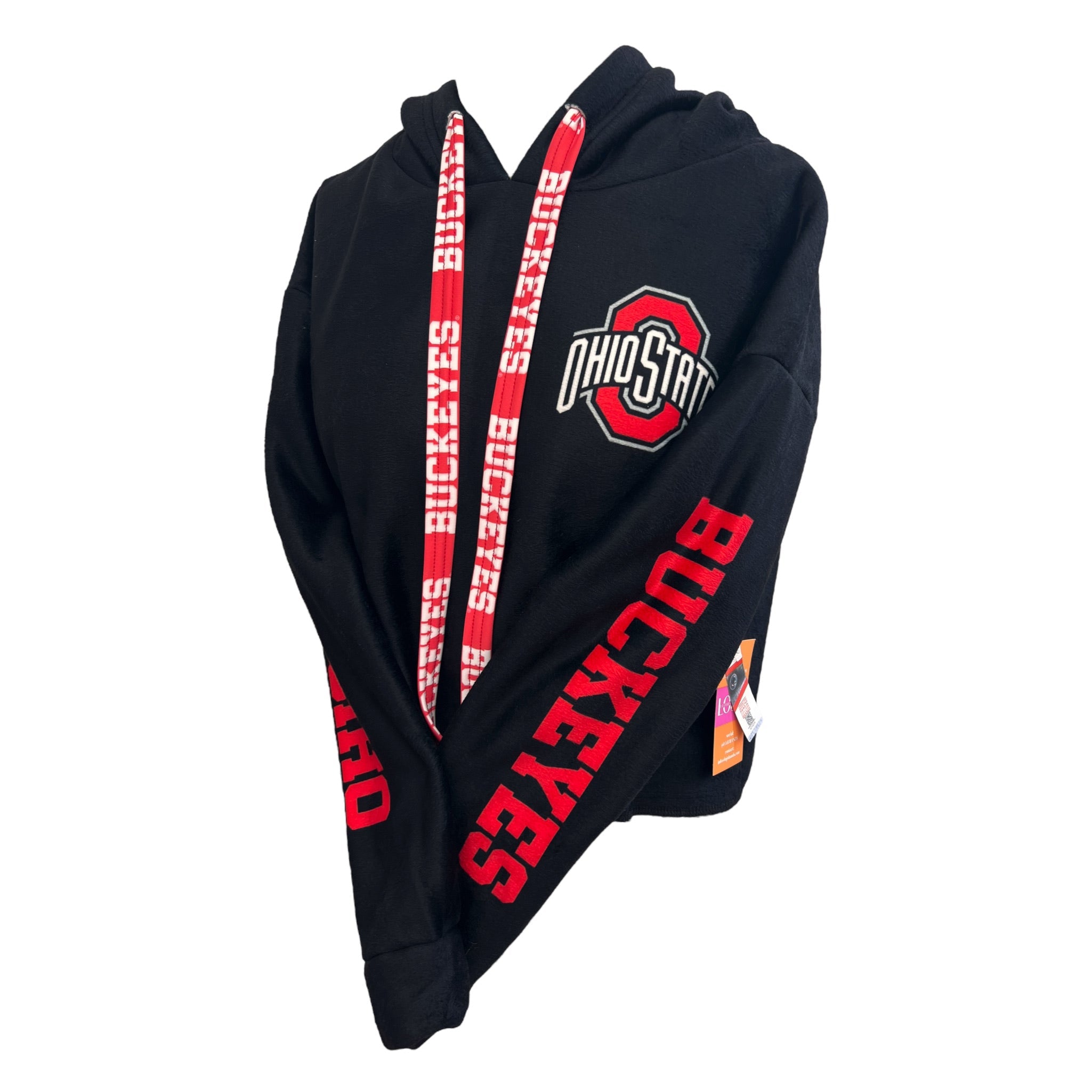 Ohio State OSU Buckeyes Furry Hoodie 5