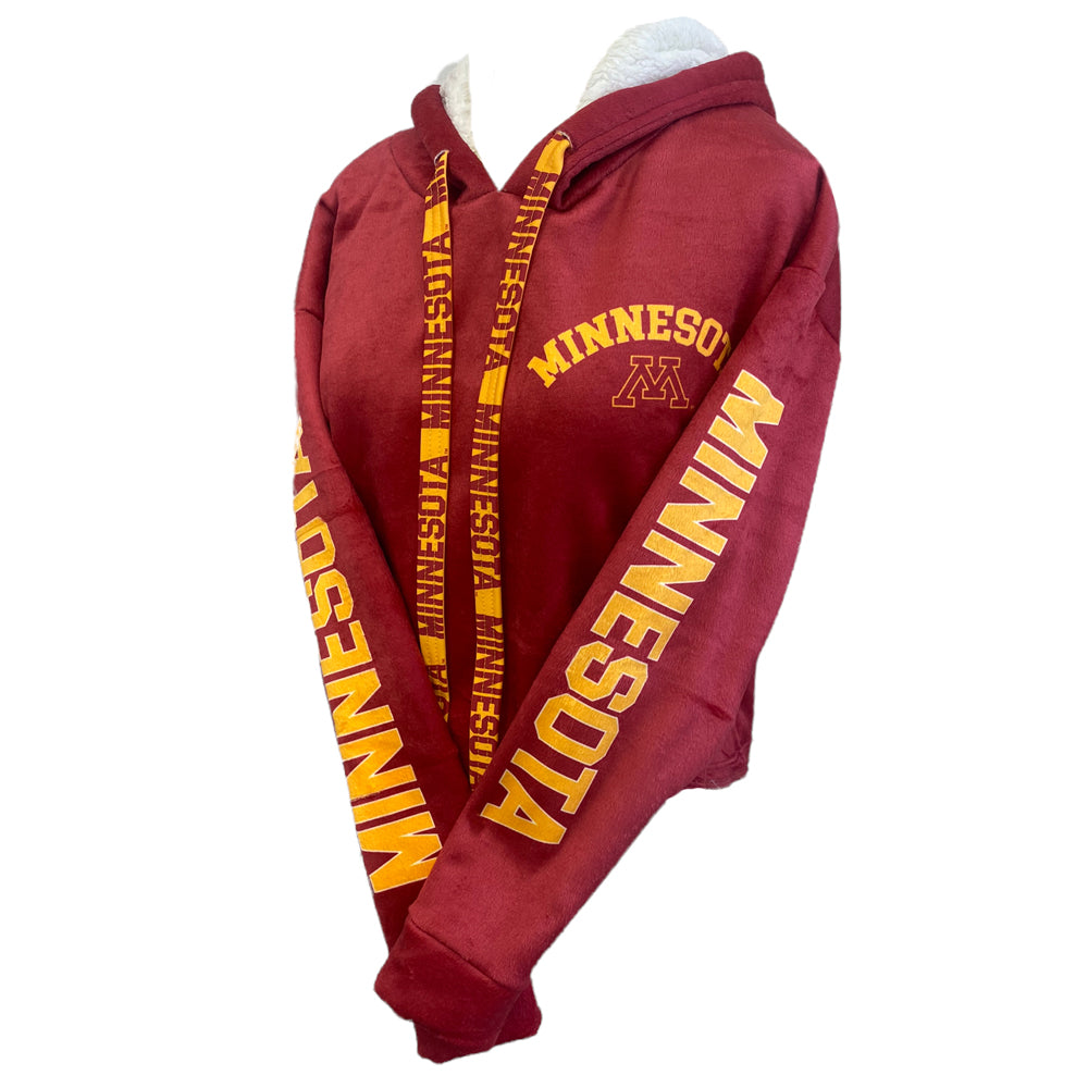 Minnesota Varsity Furry Hoodie 3