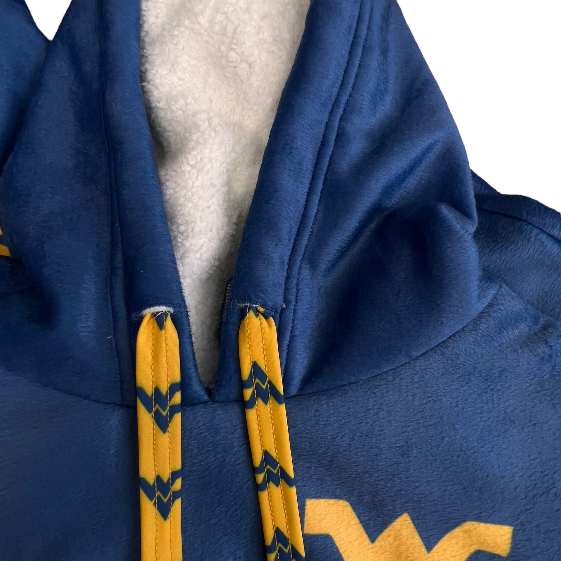 West Virginia Mountaineers Varsity Furry Hoodie 4