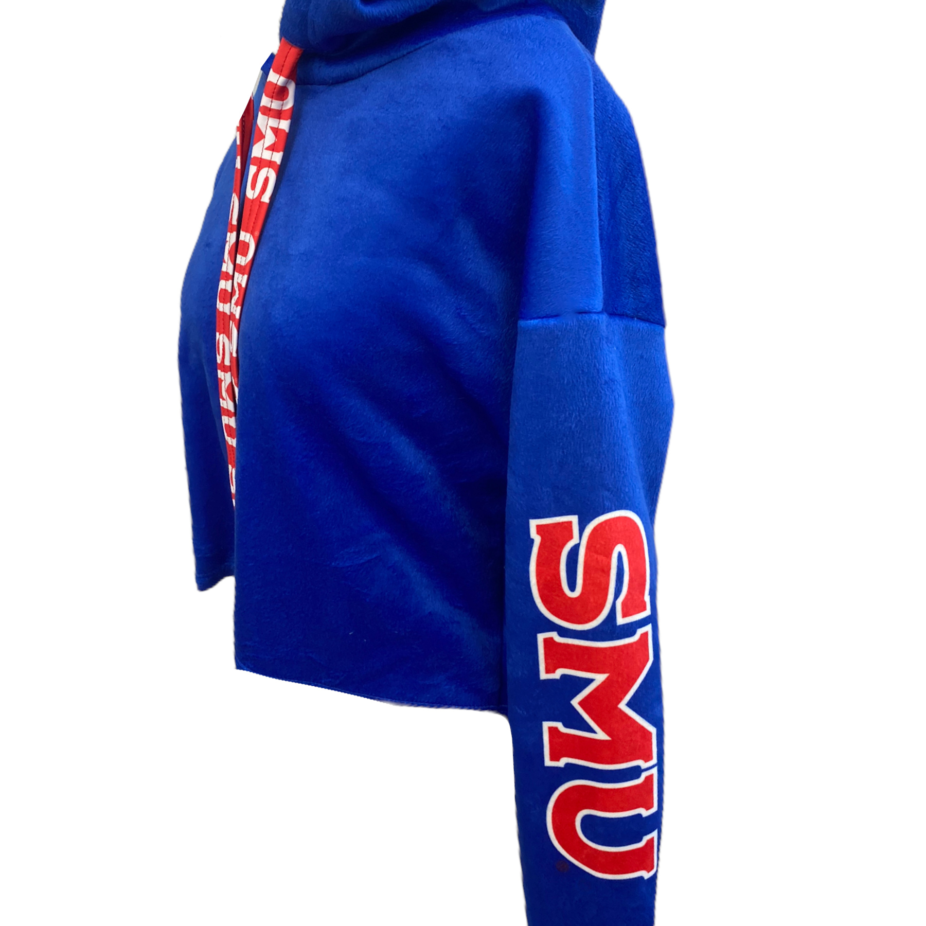 SMU Mustangs Varsity Furry Hoodie 7