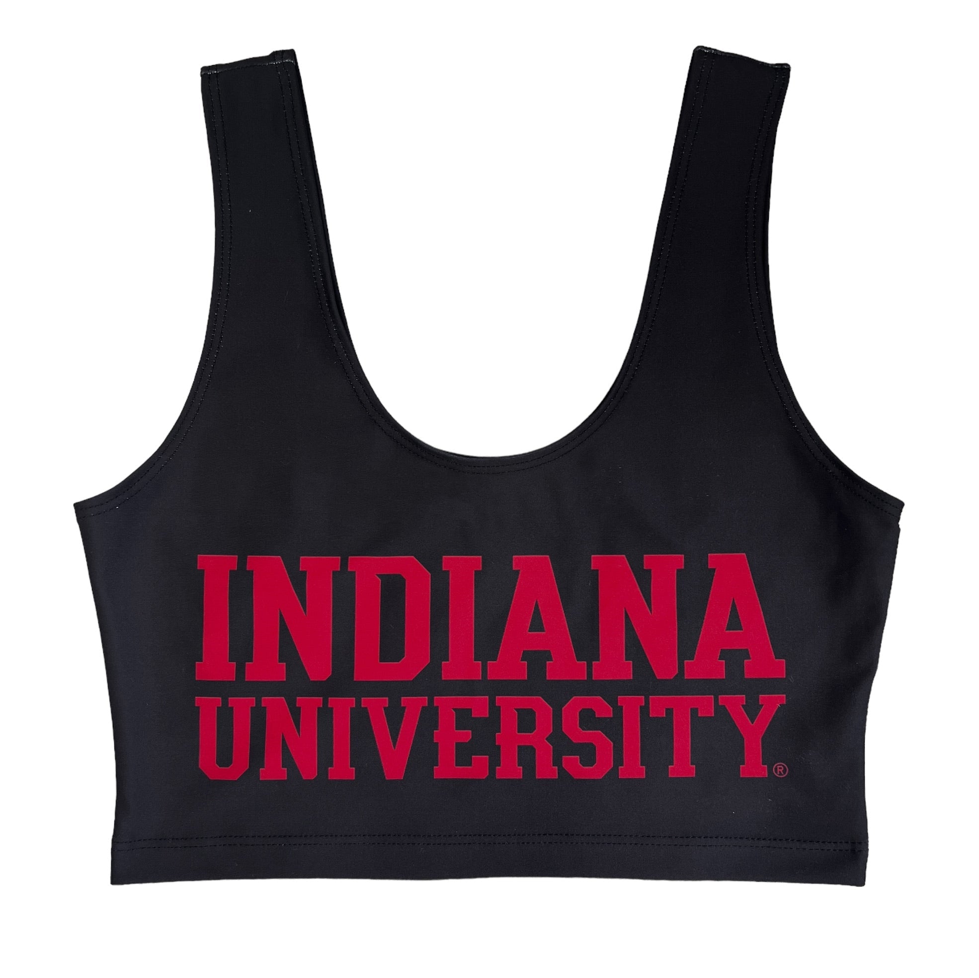 Indiana Hoosiers Black Crop Top | lojobands 9