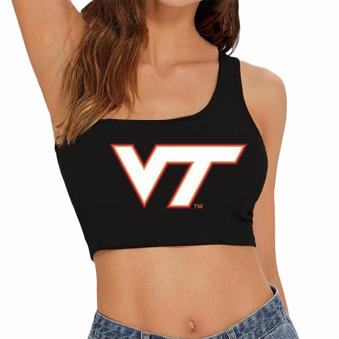 Virginia Tech Black One Shoulder Top | lojobands 5
