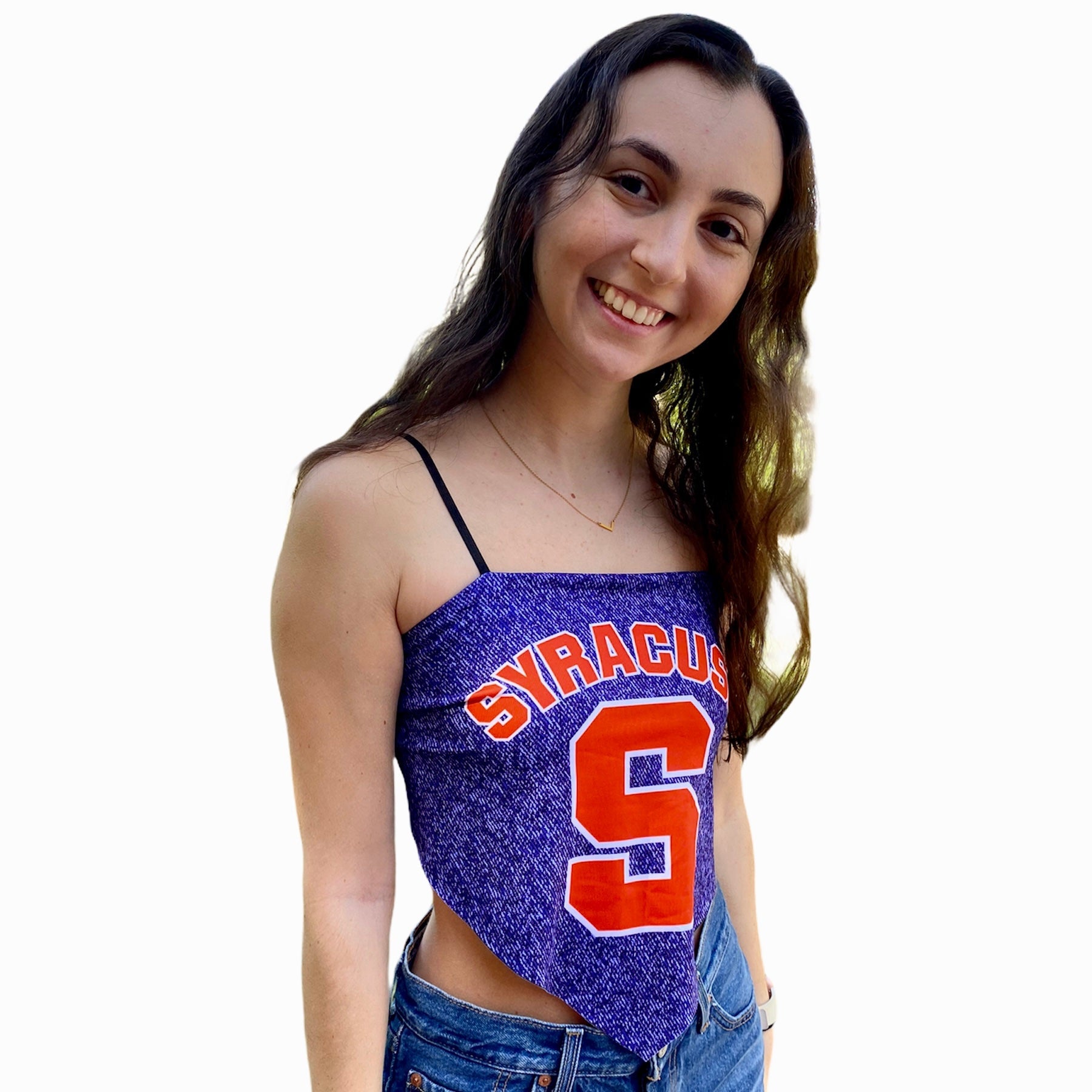 Syracuse Denim Bandana Top | lojobands