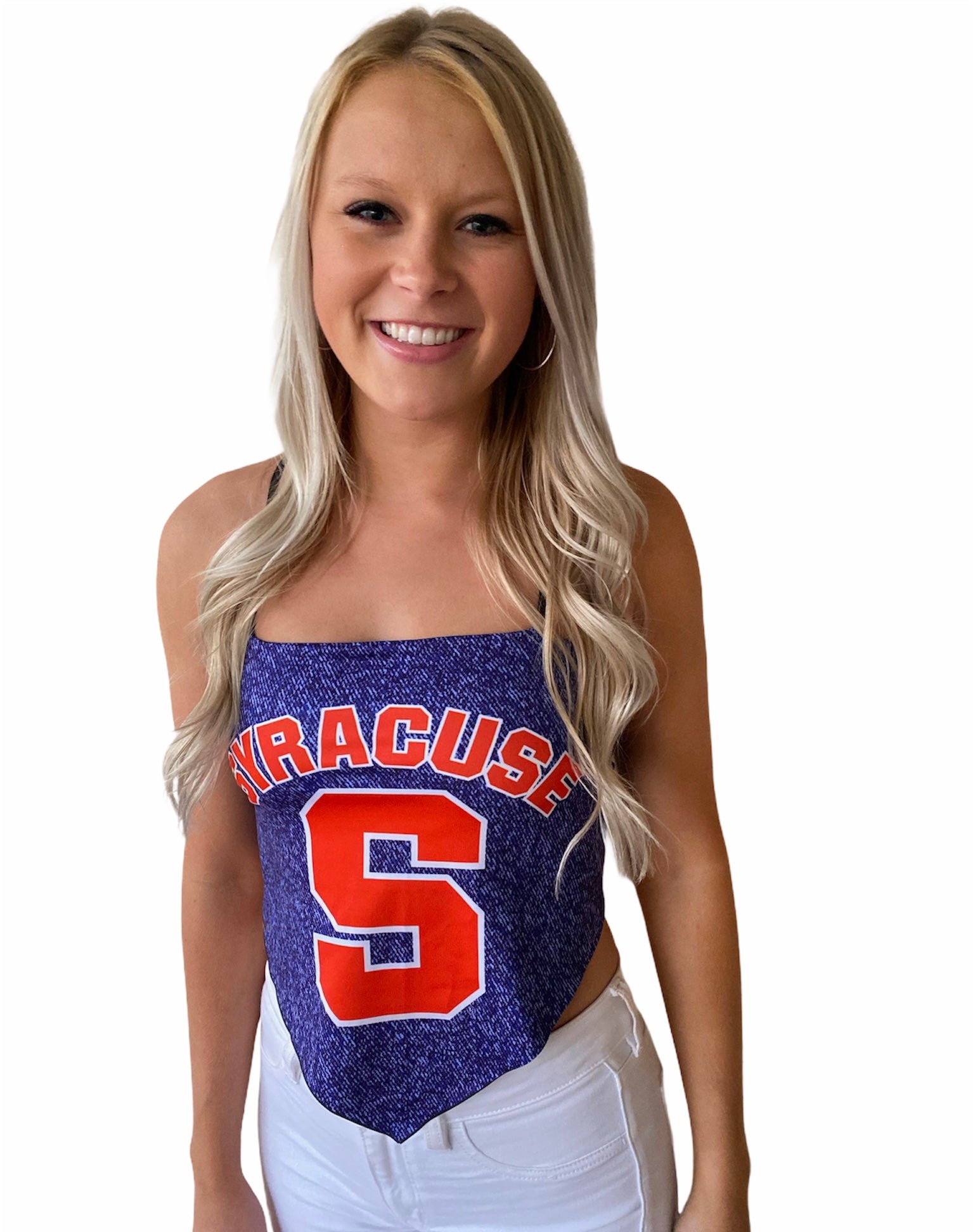 Syracuse Denim Bandana Top | lojobands