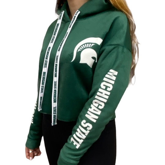 Michigan State Varsity Furry Hoodie | lojobands 6