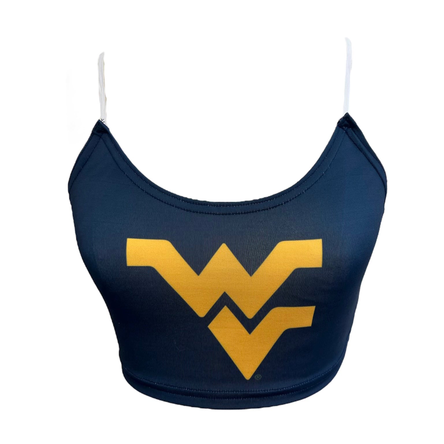 West Virginia Mountaineers Navy Blue Spaghetti Tank | lojobands