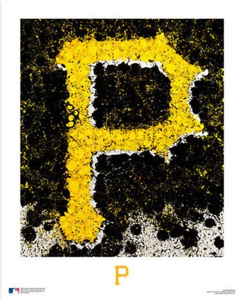 Pittsburgh Pirates Timothy Raines Logo Art 16" x 20" Baseball Photo 1