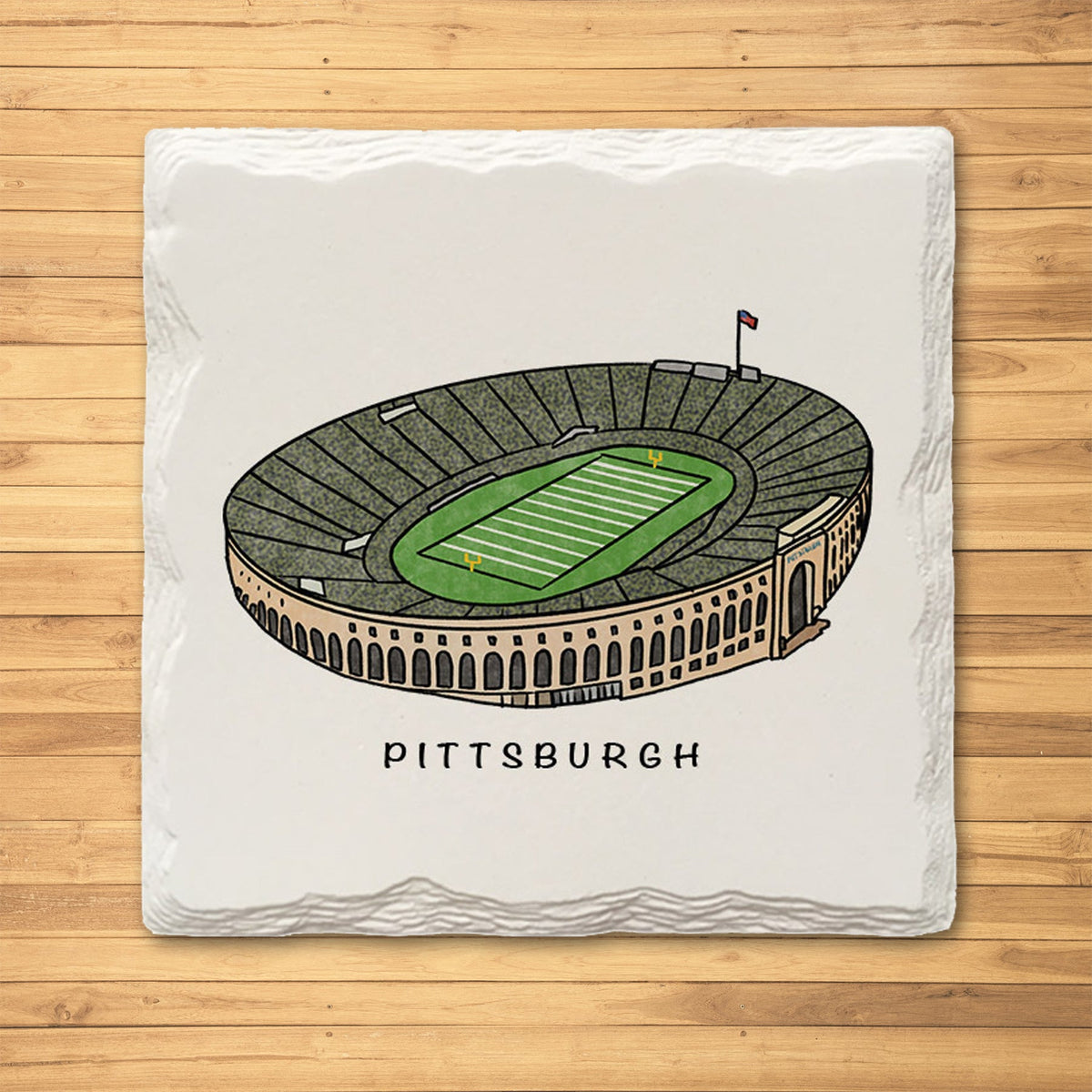 Pittsburgh Football Variety Pack - Ceramic Drink Coasters - 4 Pack 3