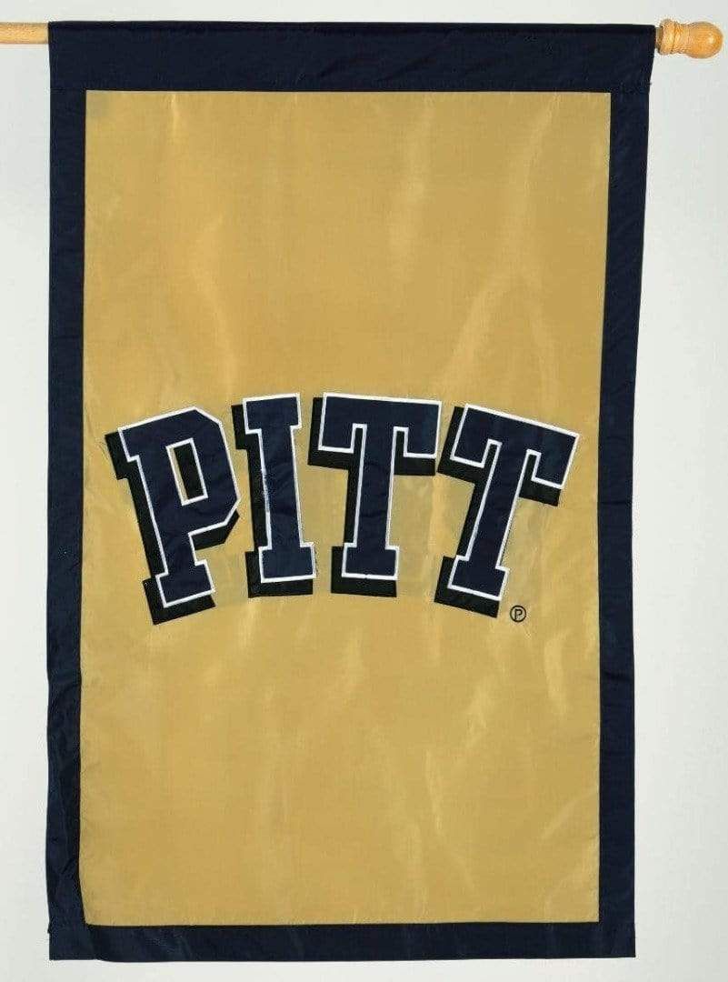 Pittsburgh Panthers Flag 2 Sided Vertical Banner Applique
