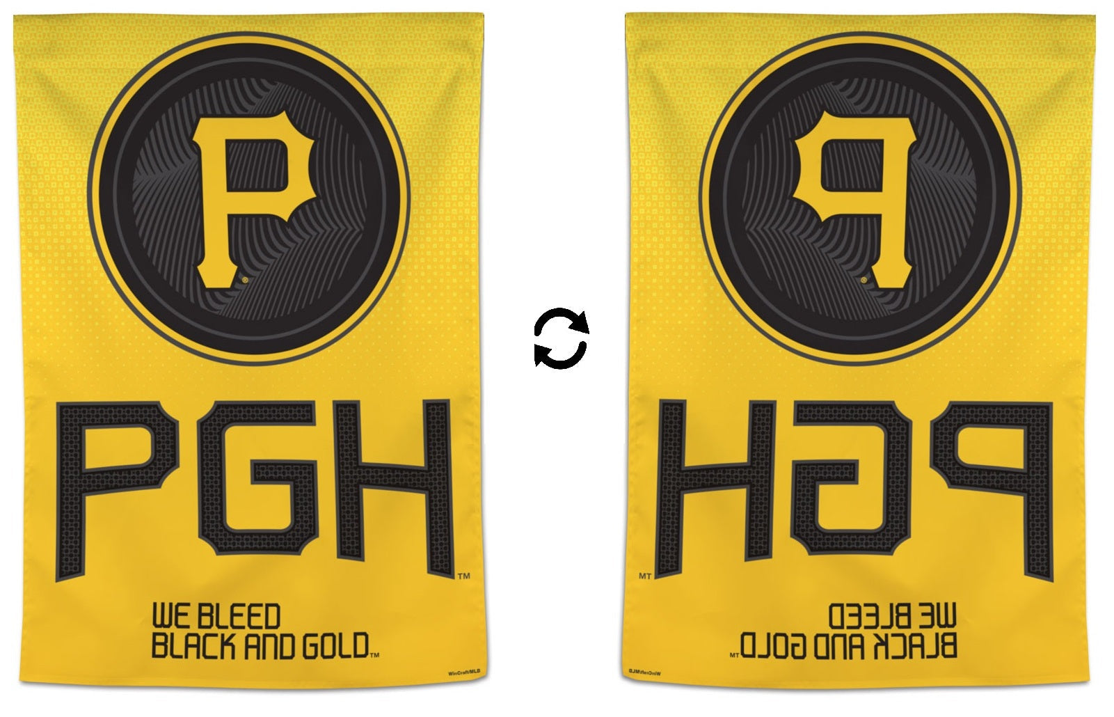 Pittsburgh Pirates Banner City Connect Flag PGH 1