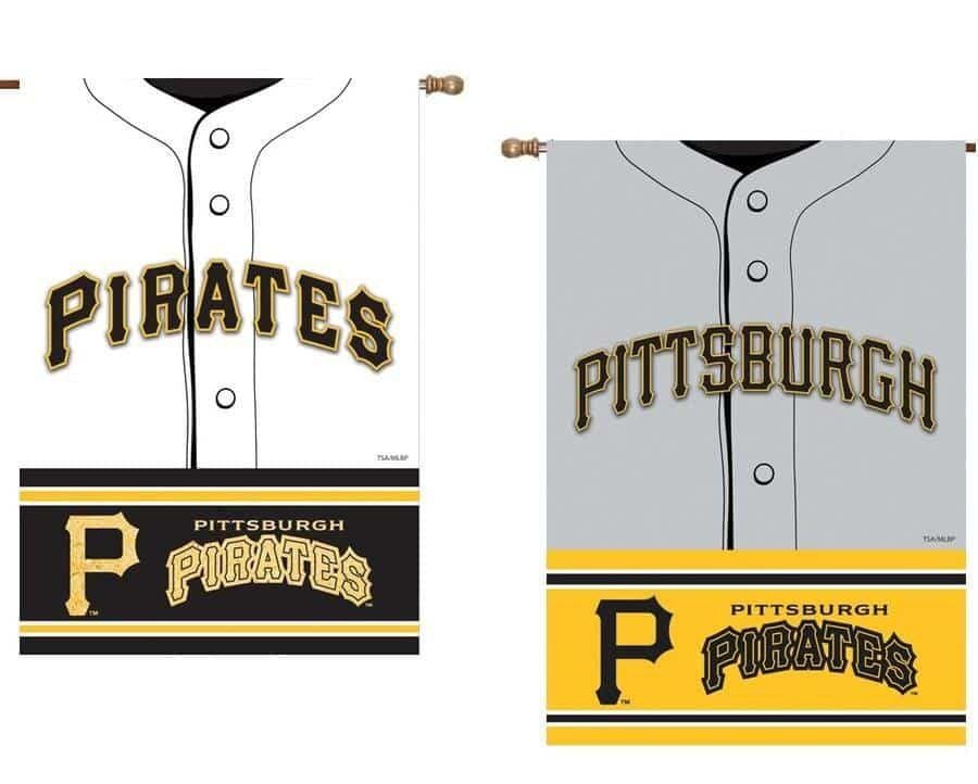 Pittsburgh Pirates Flag 2 Sided Jersey Vertical Banner