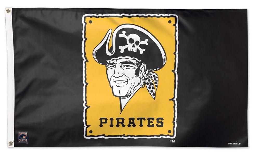 Pittsburgh Pirates Flag 3x5 Cooperstown Logo