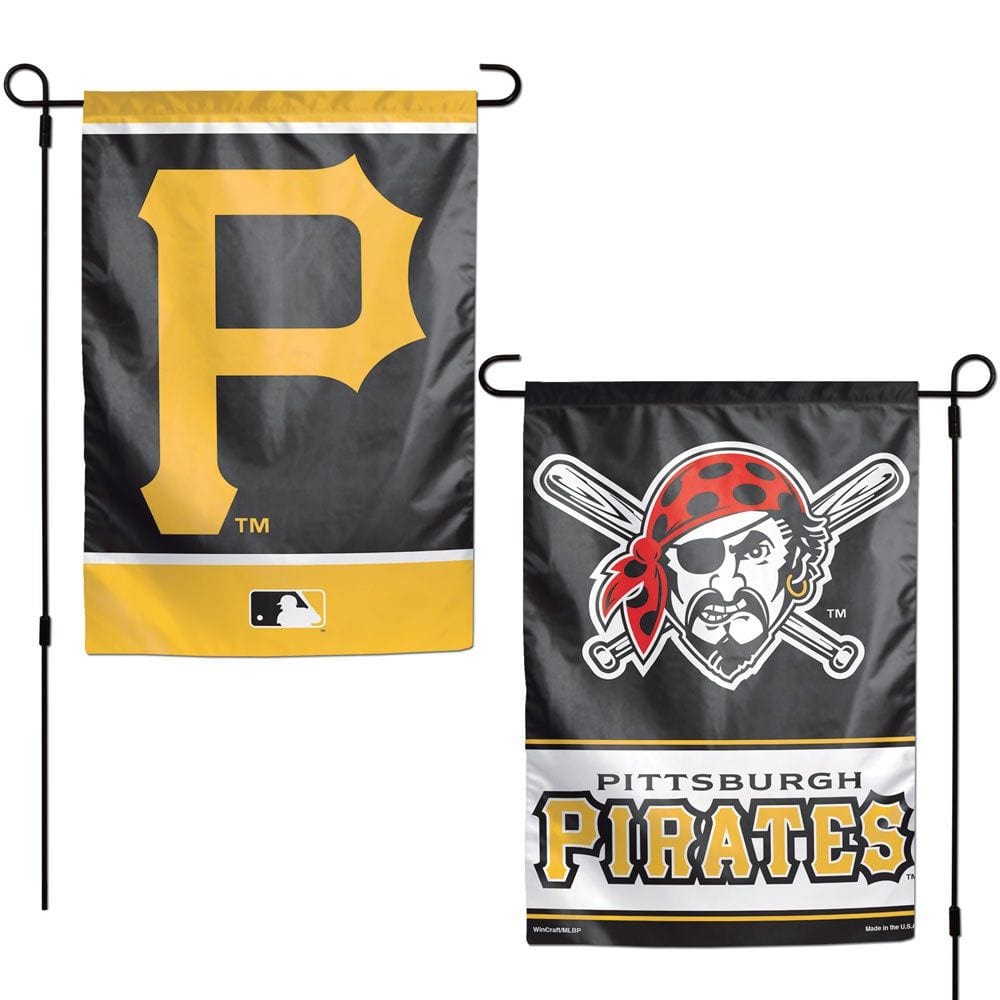 Pittsburgh Pirates Garden Flag 2 Sided Logo