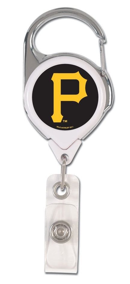 Pittsburgh Pirates Reel 2 Sided Retractable ID Badge Holder