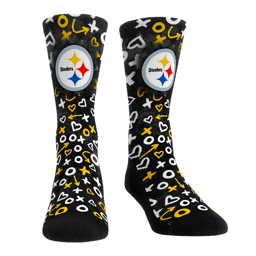 Pittsburgh Steelers - Valentine's Day Hearts | Rock 'Em Socks 1
