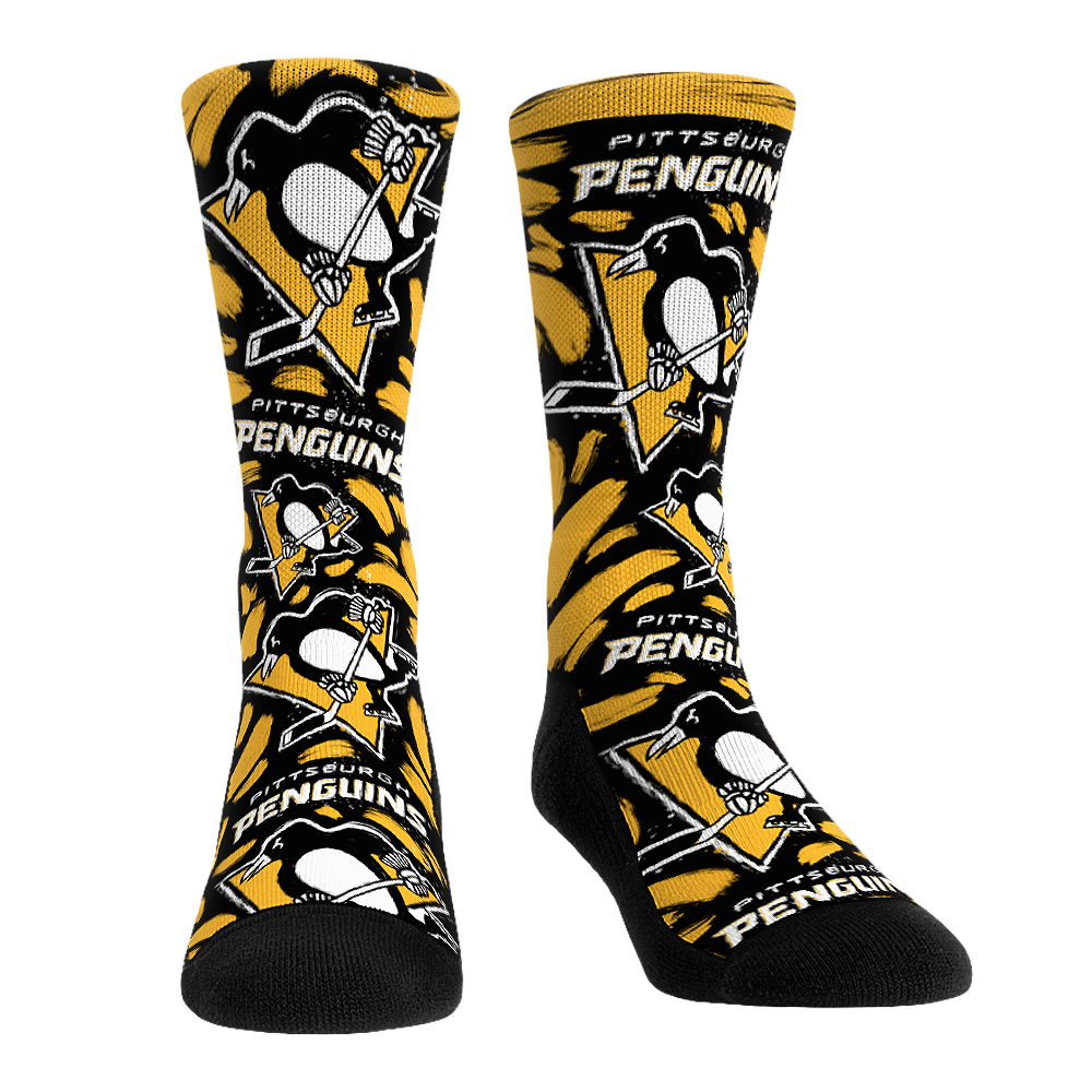 Pittsburgh Penguins - Logo Paint | Rock 'Em Socks