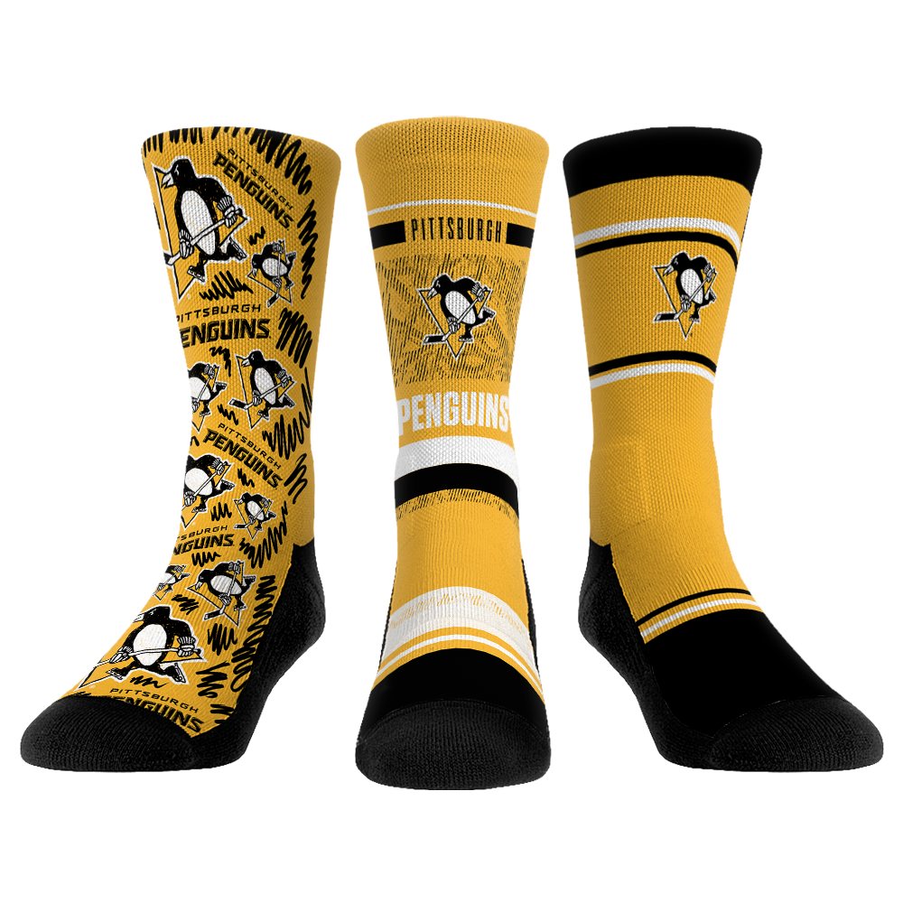 Pittsburgh Penguins - 3-Pack | Rock 'Em Socks