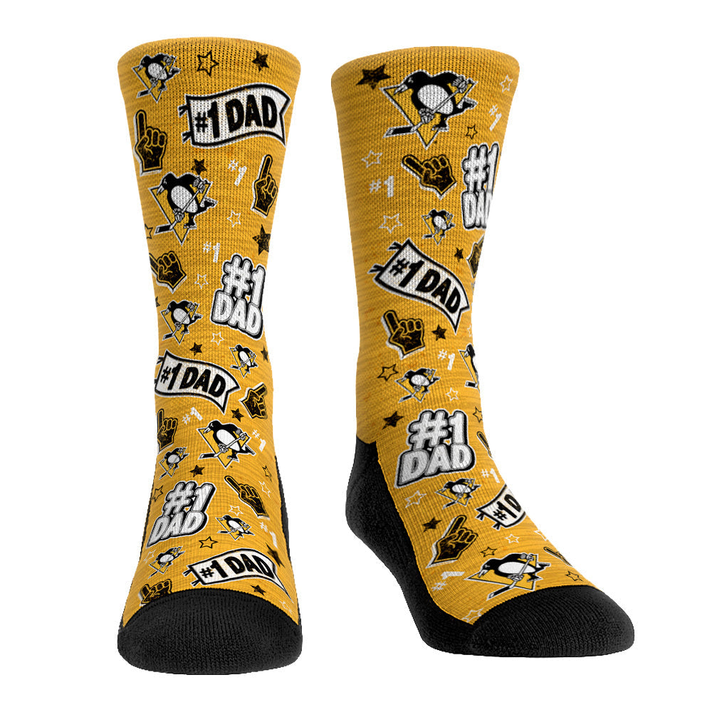 Pittsburgh Penguins - #1 Dad | Rock 'Em Socks