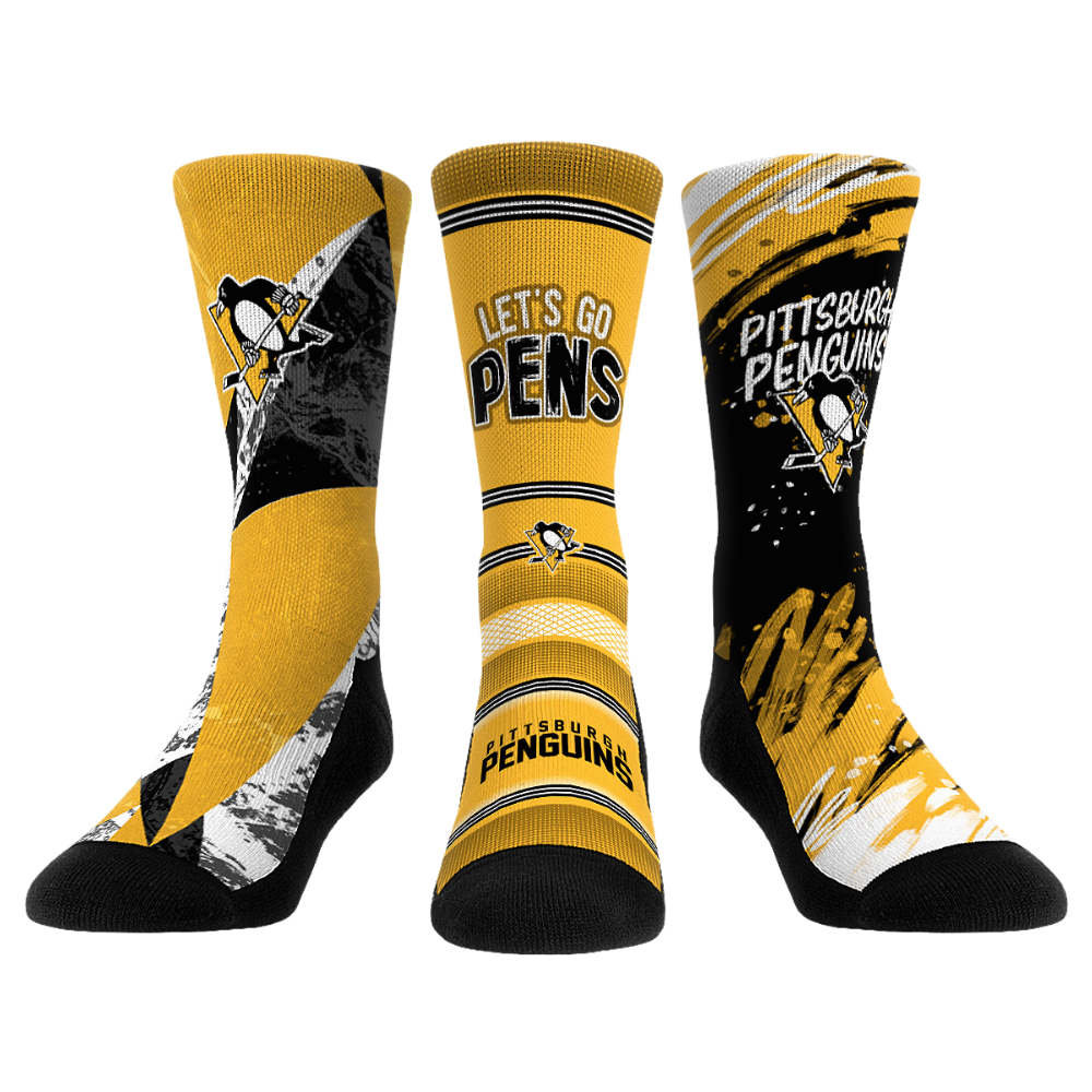 Pittsburgh Penguins - Power Play 3-Pack | Rock 'Em Socks
