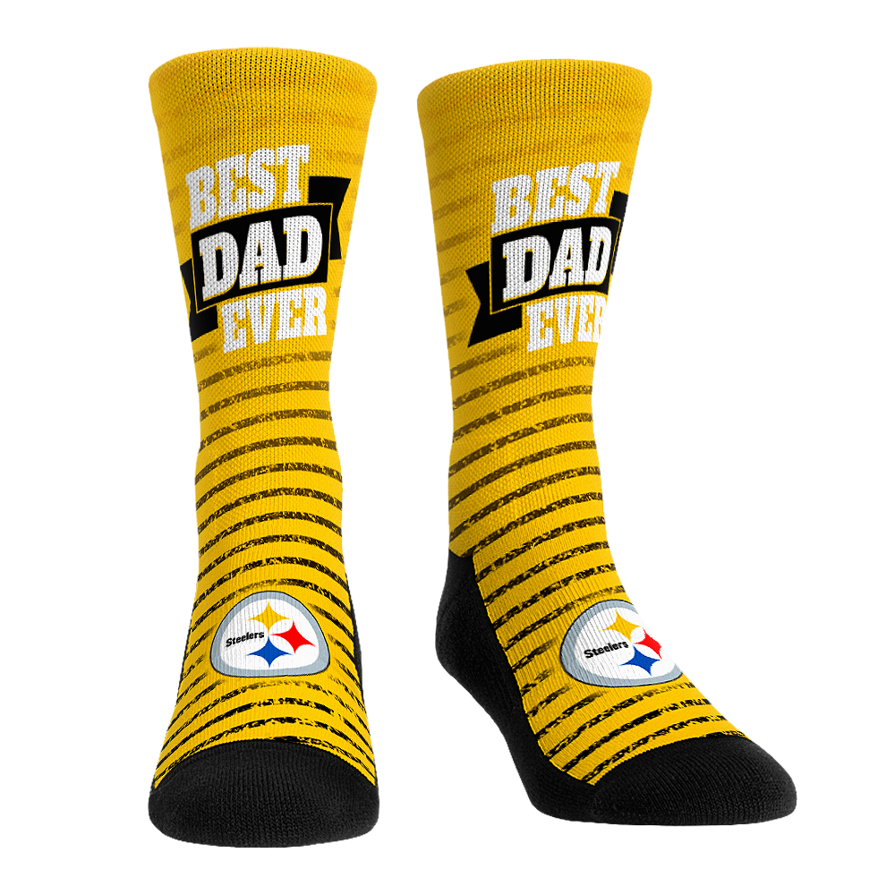 Pittsburgh Steelers - Best Dad Ever | Rock 'Em Socks 1
