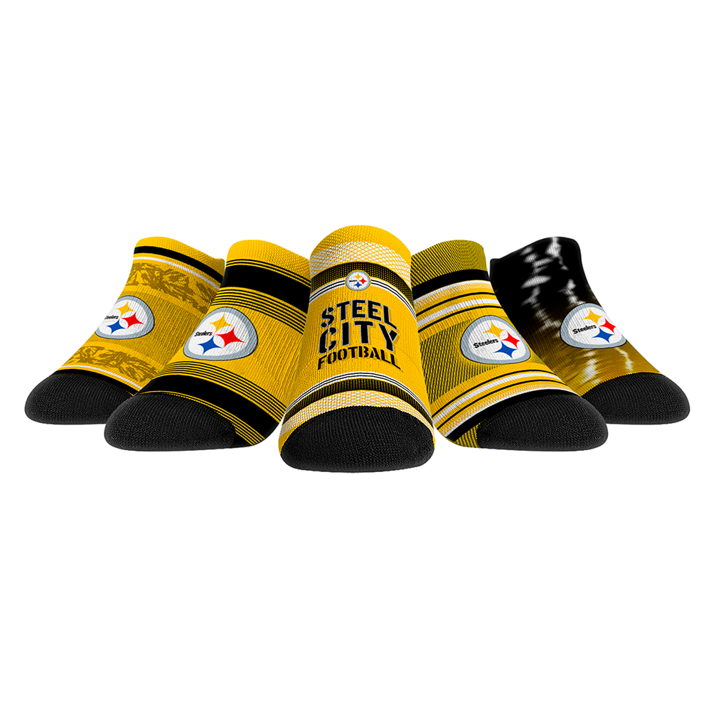 Pittsburgh Steelers - Low Cut  - Super Fan 5-Pack | Rock 'Em Socks