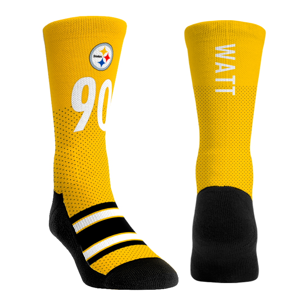 T.J. Watt - Pittsburgh Steelers  - Jersey (Yellow) | Rock 'Em Socks 1
