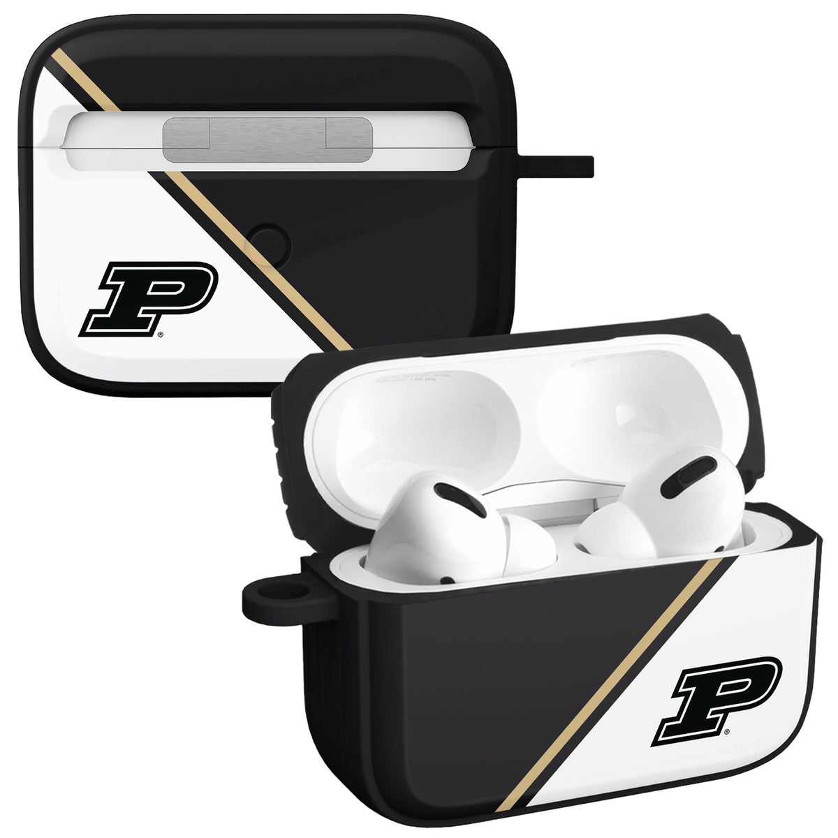 Purdue Boilermakers HDX Champion Series Apple AirPods Pro 1 & 2 Case Cover | Affinity Bands