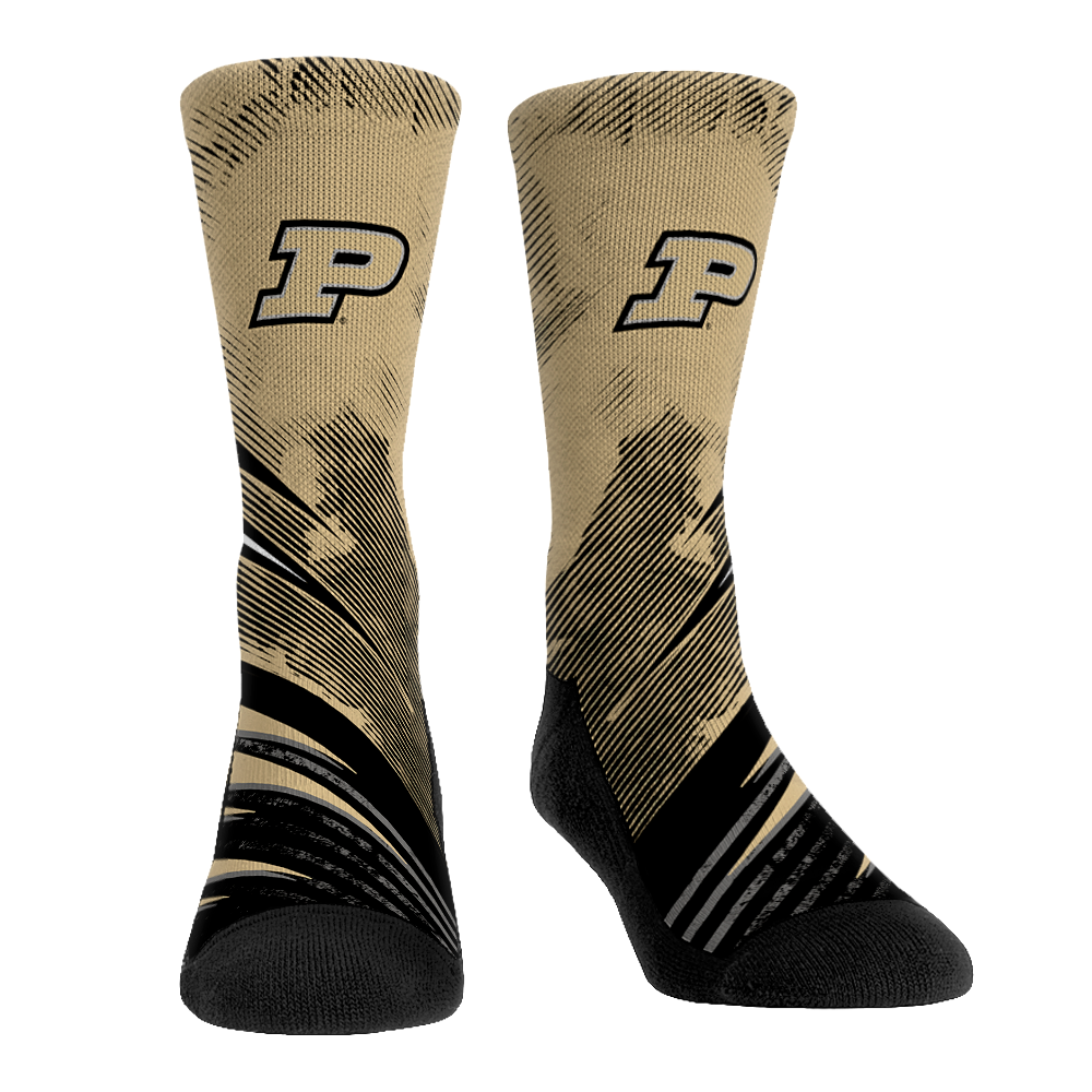 Purdue Boilermakers - Slash Slant | Rock 'Em Socks 1