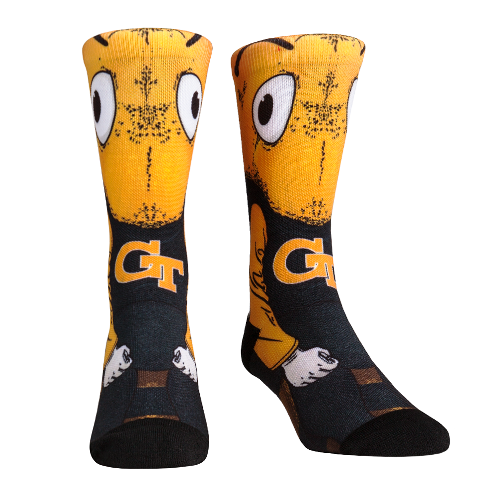 Georgia Tech Yellow Jackets - HyperOptic Mascot | Rock 'Em Socks