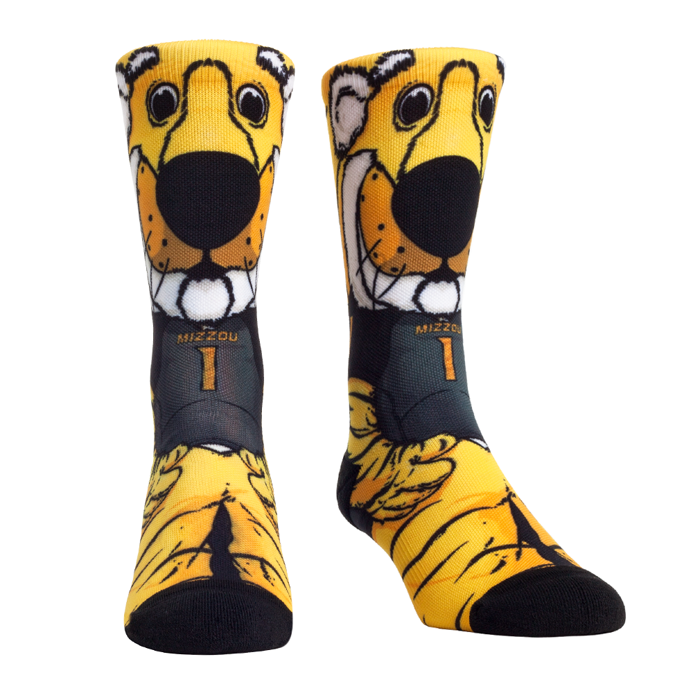 Missouri Tigers - HyperOptic Mascot | Rock 'Em Socks 1