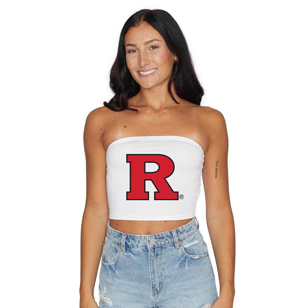 Rutgers White Tube Top | lojobands