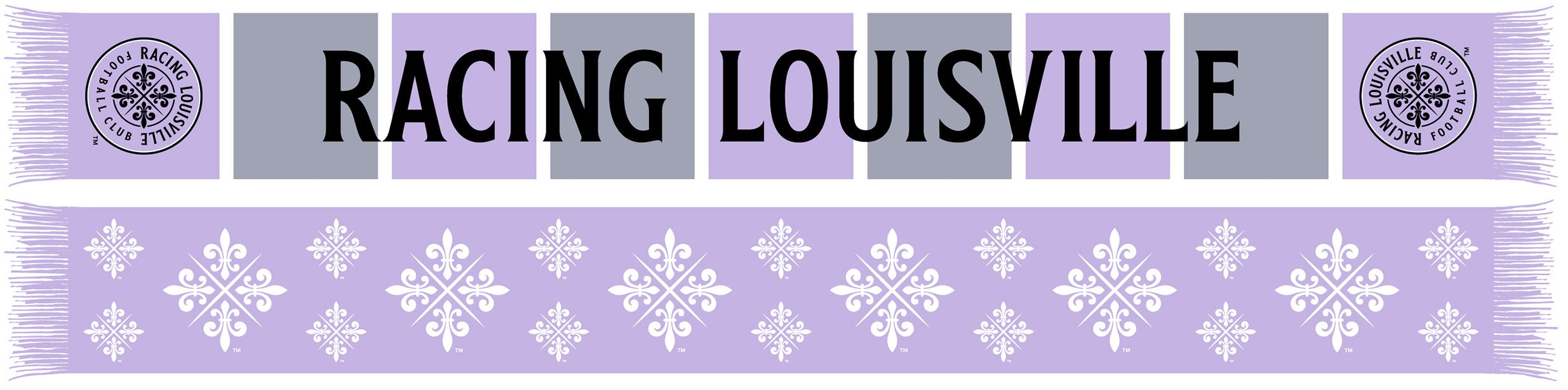 RACING LOUISVILLE FC SCARF- Icon (Ultra Soft)