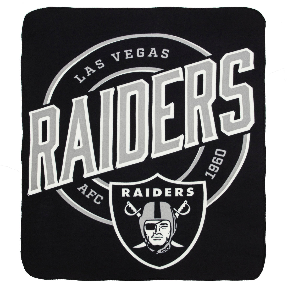 Las Vegas Raiders 50" x 60" Campaign Fleece Blanket 1