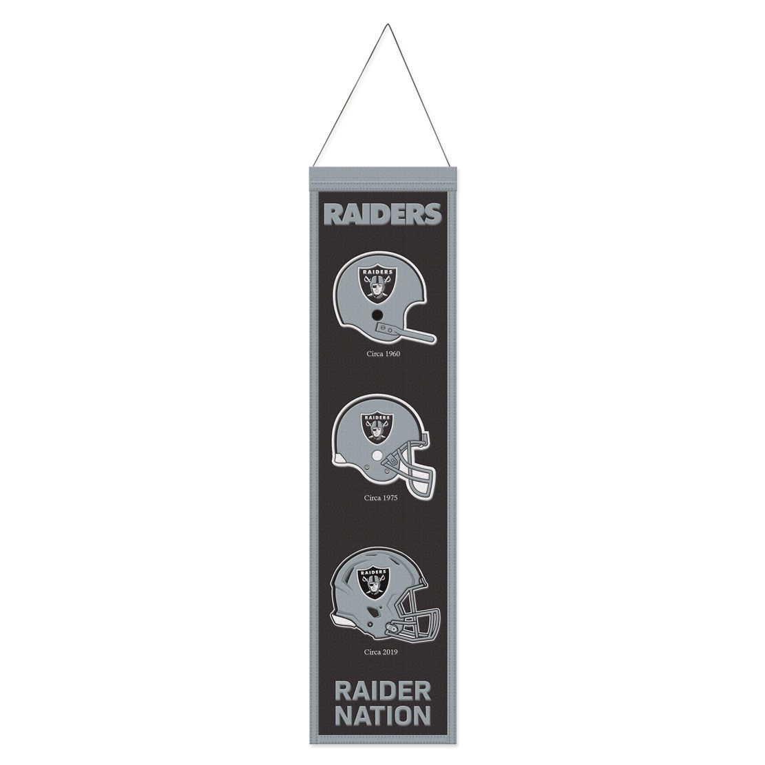 Las Vegas Raiders 8" x 32" Wool Banner 1
