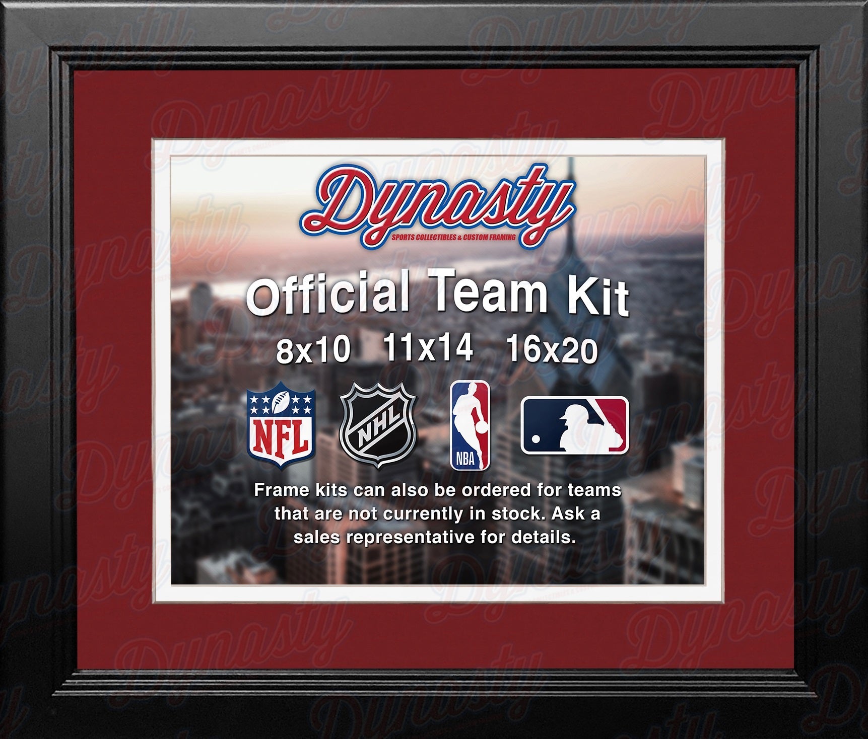 Atlanta Falcons Custom NFL Football 11x14 Picture Frame Kit (Multiple Colors)