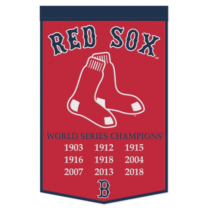 Boston Red Sox 24" x 38" Primary Wool Banner 1