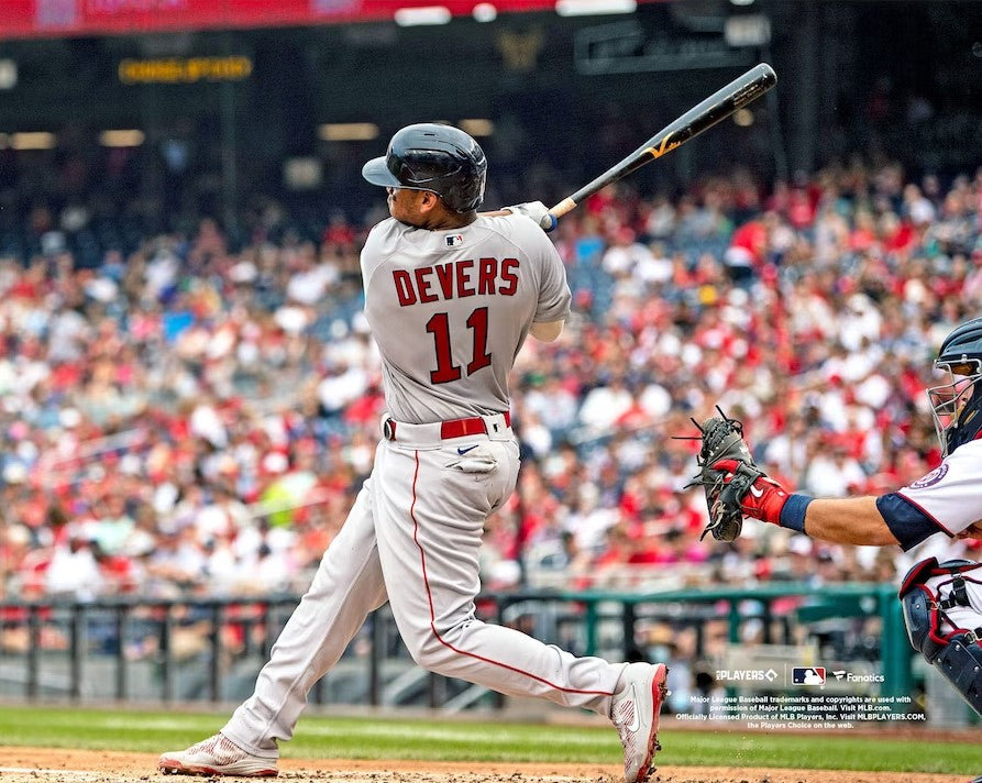 Rafael Devers in Action Boston Red Sox 8" x 10" Baseball Photo 1