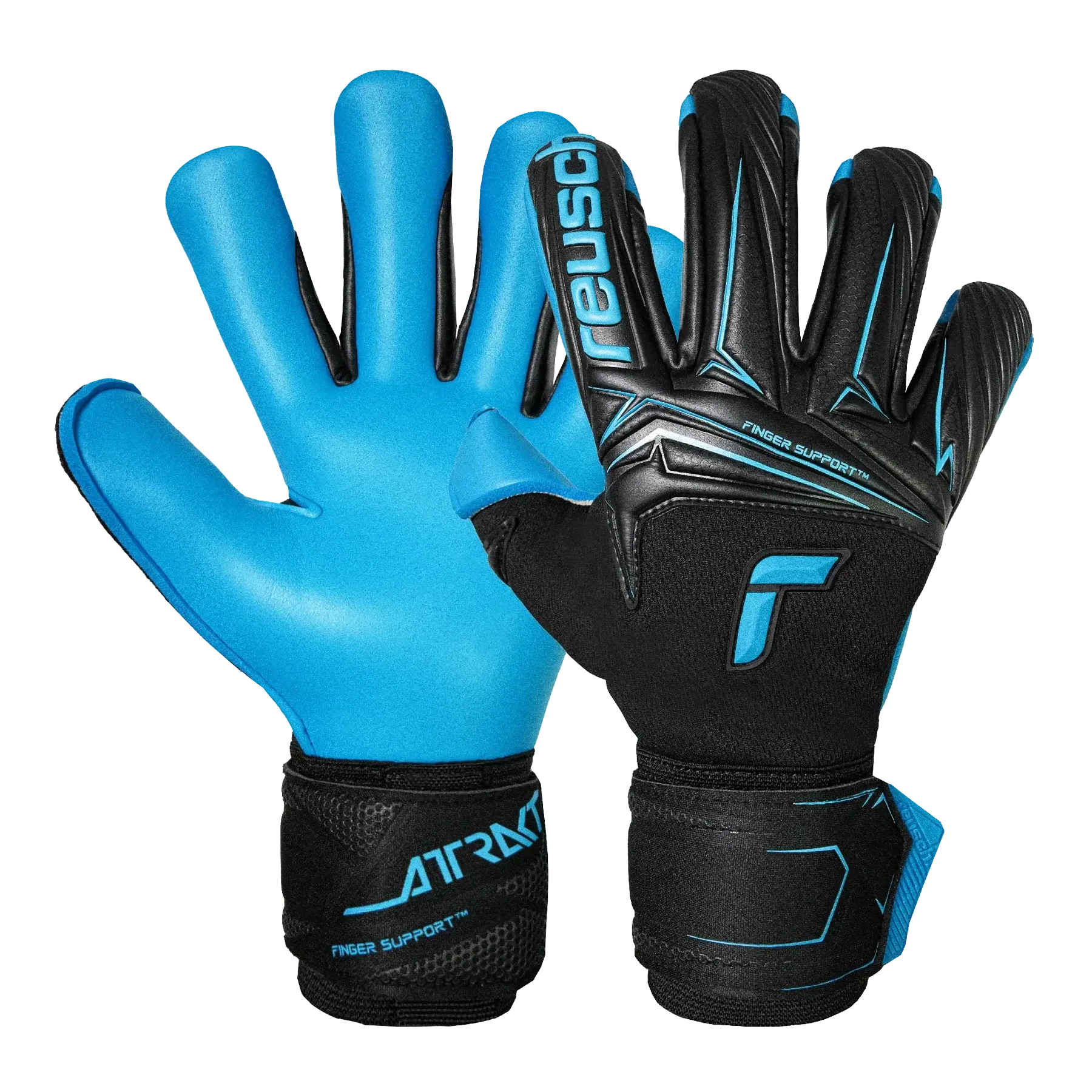 Reusch Attrakt Aqua Finger Support Goalkeeper Gloves 1