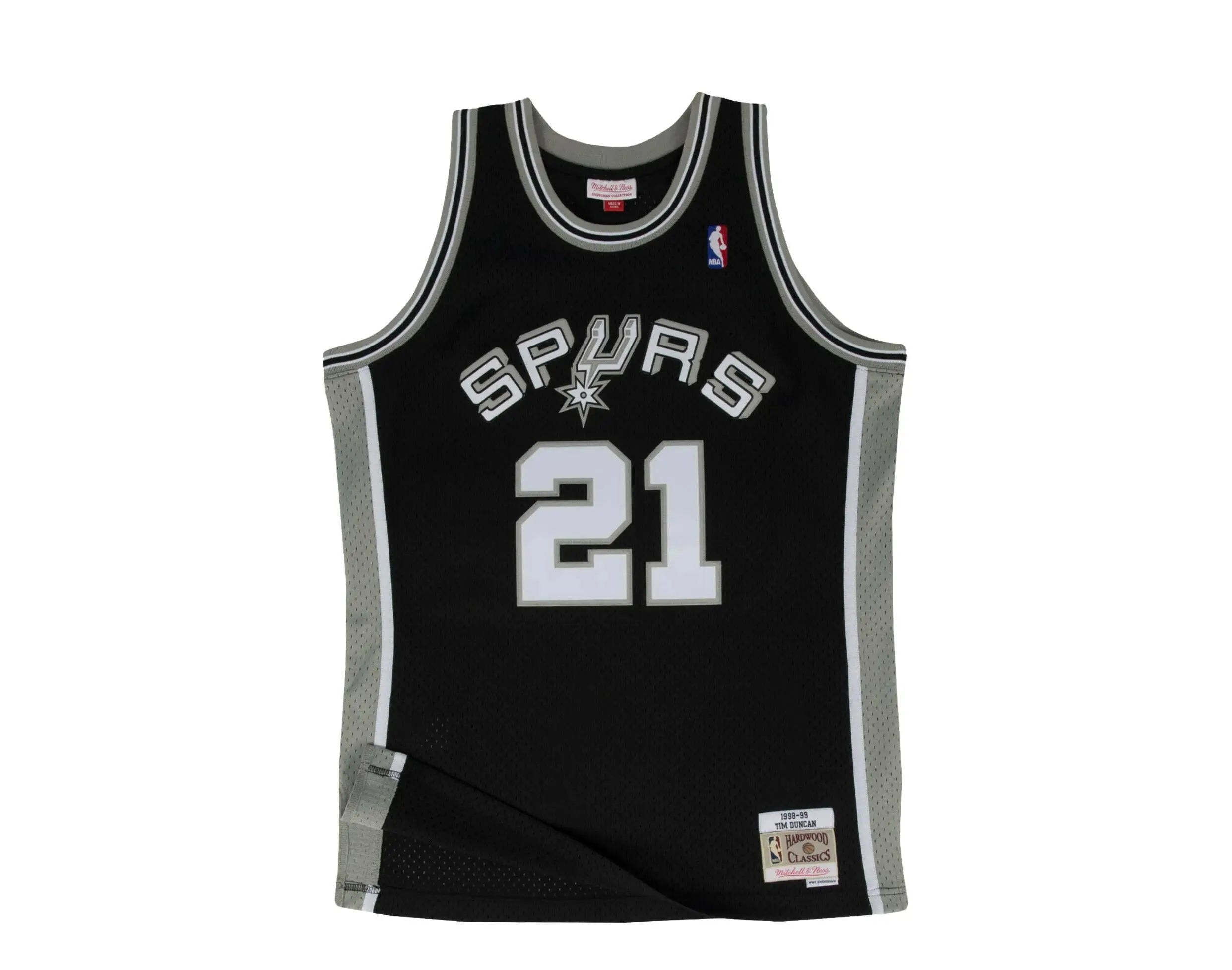 Mitchell & Ness Swingman San Antonio Spurs Road 1998-99 Tim Duncan Jersey 2