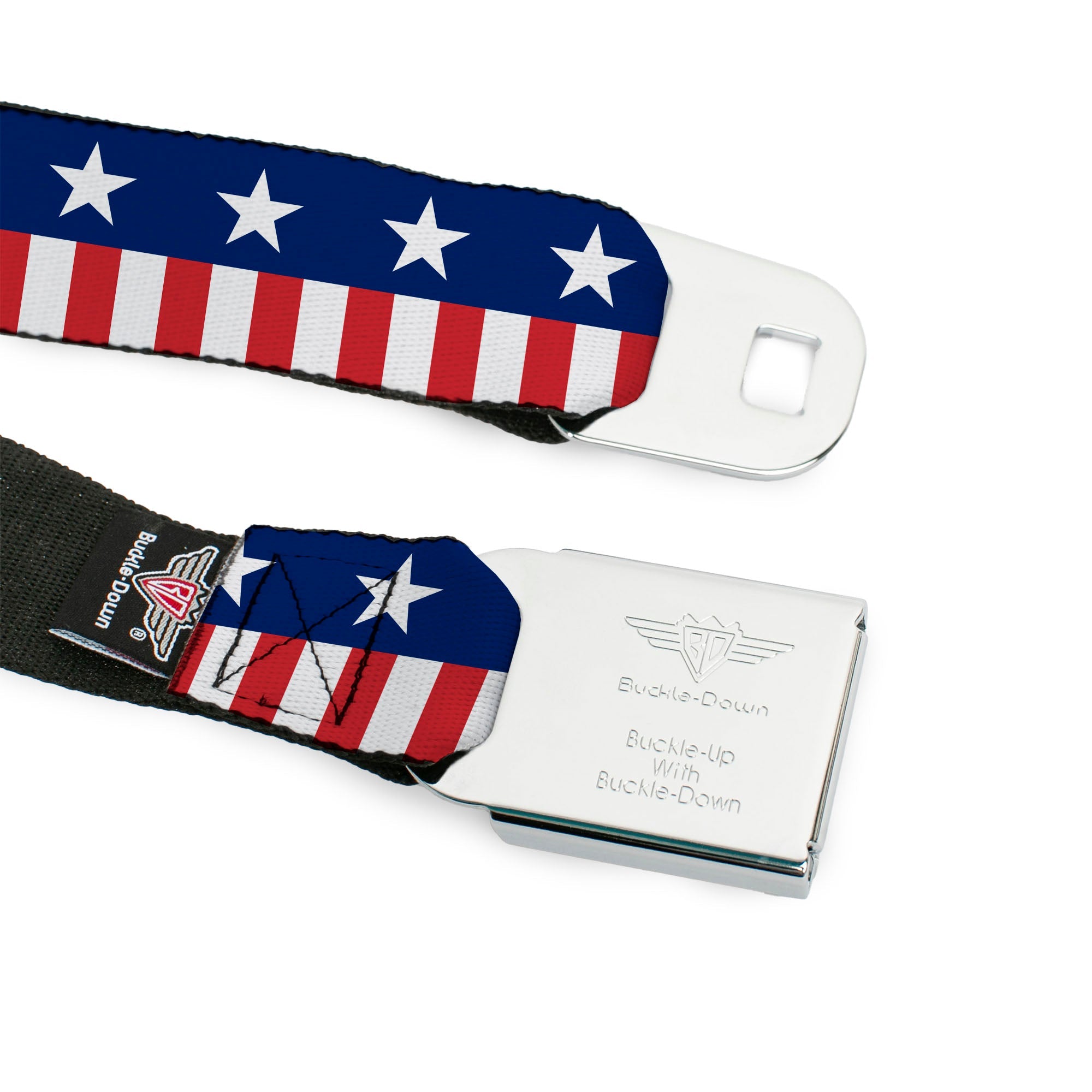 USA Stars & Stripes 2 Seatbelt Belt – World Cup 2026 Edition (Blue/White/Red/White) 9