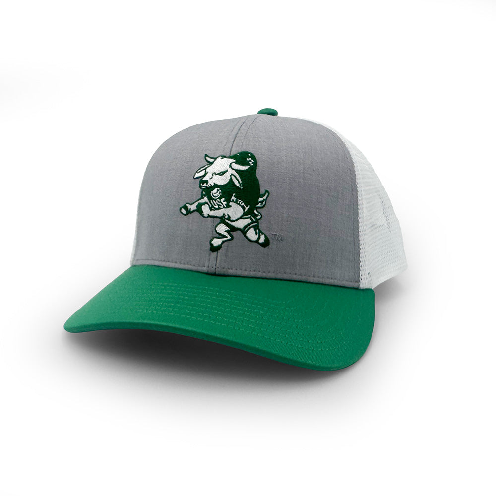 South Florida Vintage Brahman Logo Trucker Hat | Section 103