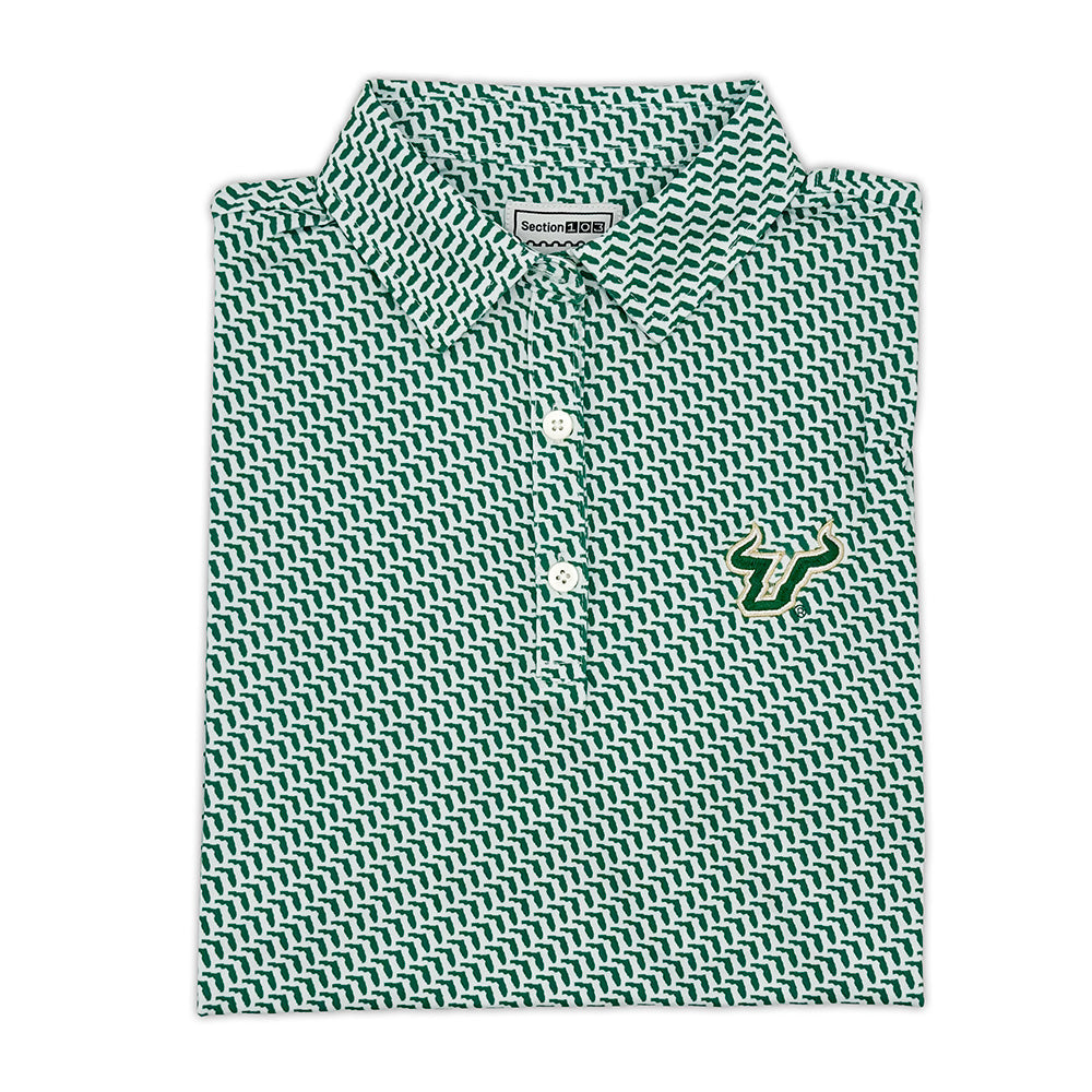 South Florida Map Pattern Women's Performance Polo | Section 103 1