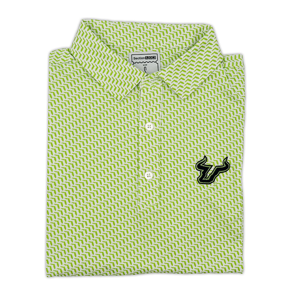 South Florida SoFlo Map Pattern Performance Polo | Section 103 1